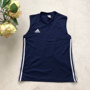 ⭐️Adidas⭐️navy blue sport shirt tank